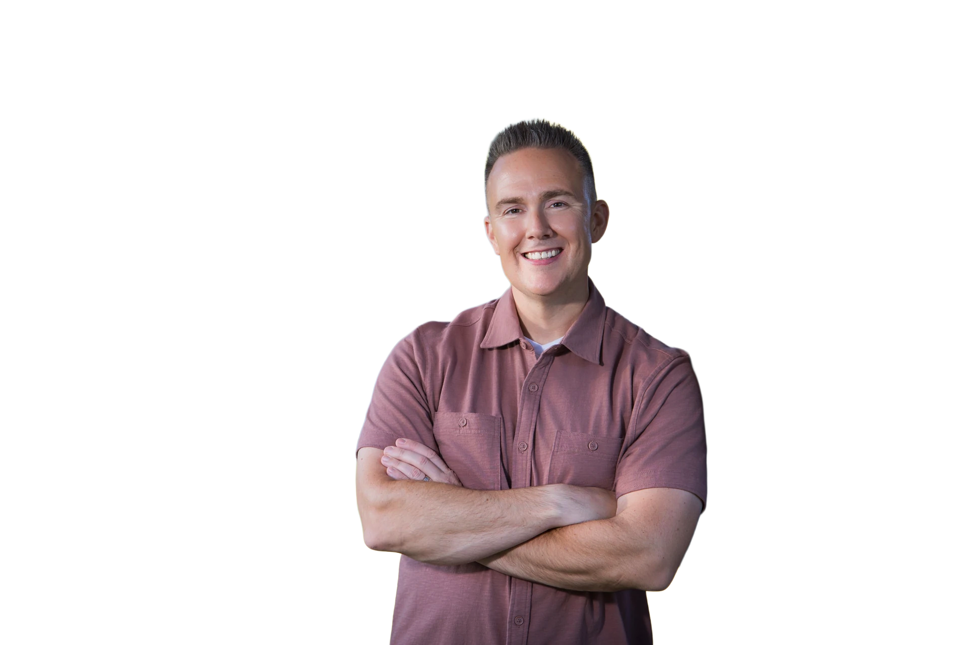 Tim Gaspar smiling outdoors in the West Valley